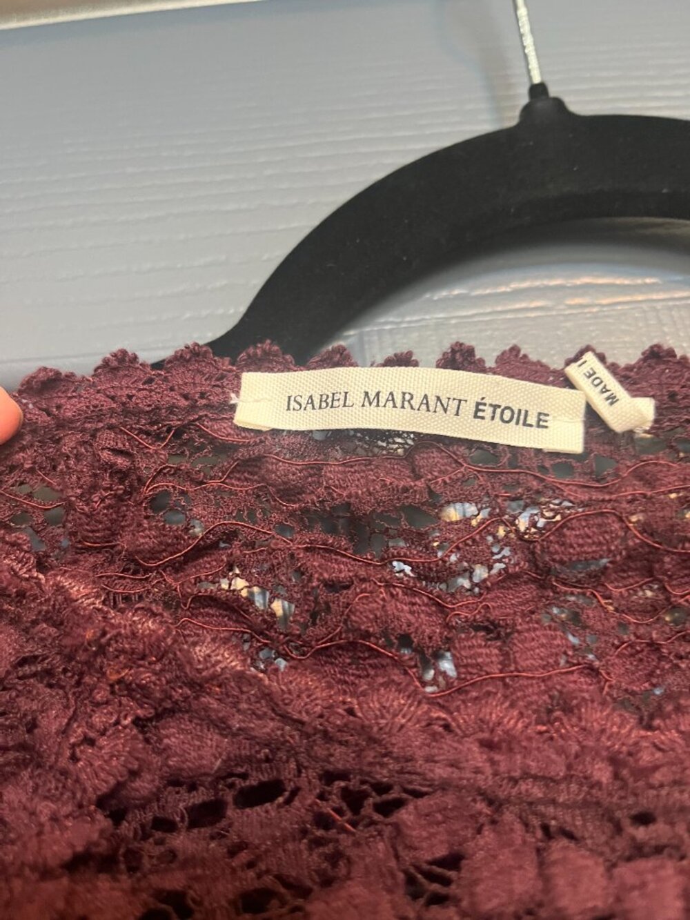 Isabel Marant Lace Pattern Knee-Length Dress - Picture 5 of 5